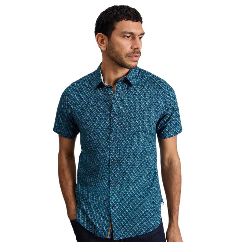 White Stuff Salcombe S/S Fish Print Shirt image number 0